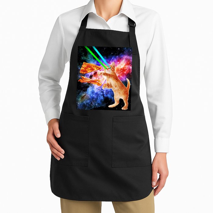 Space Hunger Flying Cat Pizza Bacon1 Apron