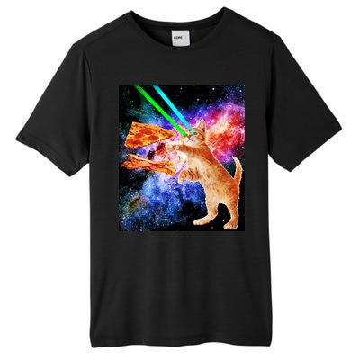 Space Hunger Flying Cat Pizza Bacon1 Tall Fusion ChromaSoft Performance T-Shirt