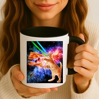 Space Hunger Flying Cat Pizza Bacon1 Mug