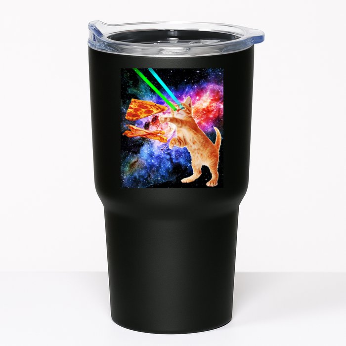Space Hunger Flying Cat Pizza Bacon1 Tumbler
