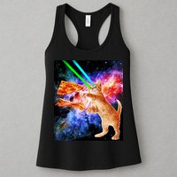 Space Hunger Flying Cat Pizza Bacon1 Womens Tank Top