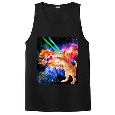 Space Hunger Flying Cat Pizza Bacon1 PosiCharge Competitor Tank