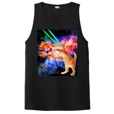 Space Hunger Flying Cat Pizza Bacon1 PosiCharge Competitor Tank