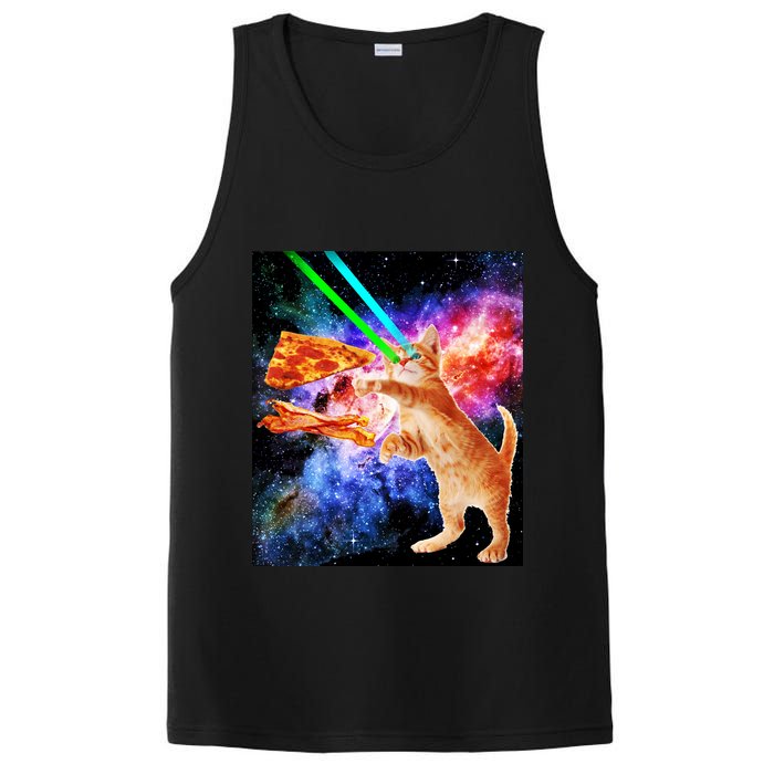Space Hunger Flying Cat Pizza Bacon1 PosiCharge Competitor Tank