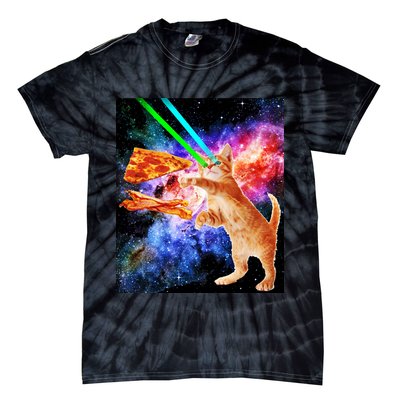 Space Hunger Flying Cat Pizza Bacon1 Tie-Dye T-Shirt