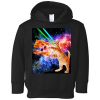 Space Hunger Flying Cat Pizza Bacon1 Toddler Hoodie
