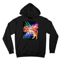 Space Hunger Flying Cat Pizza Bacon1 Tall Hoodie