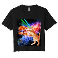 Space Hunger Flying Cat Pizza Bacon1 Crop Top