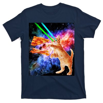 Space Hunger Flying Cat Pizza Bacon1 T-Shirt