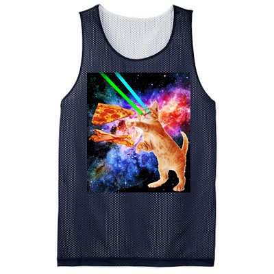 Space Hunger Flying Cat Pizza Bacon1 Mesh Reversible Basketball Jersey Tank