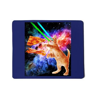 Space Hunger Flying Cat Pizza Bacon1 Mousepad