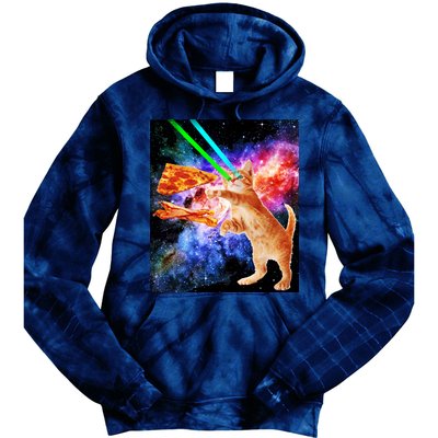 Space Hunger Flying Cat Pizza Bacon1 Tie Dye Hoodie