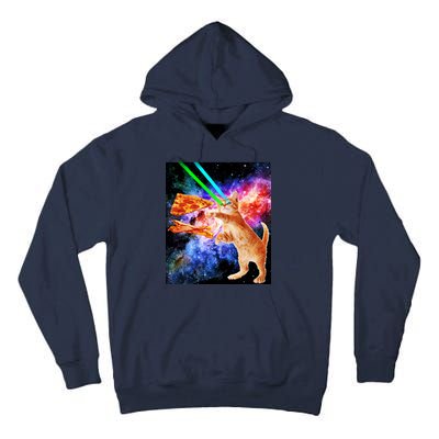 Space Hunger Flying Cat Pizza Bacon1 Tall Hoodie