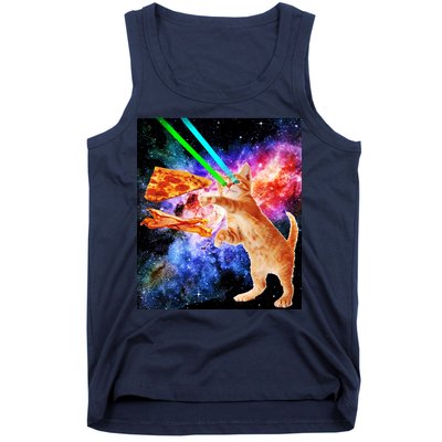 Space Hunger Flying Cat Pizza Bacon1 Tank Top