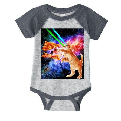 Space Hunger Flying Cat Pizza Bacon1 Infant Baby Jersey Bodysuit