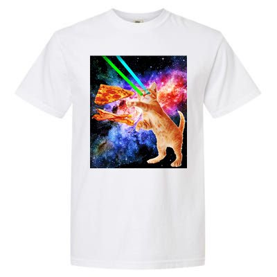 Space Hunger Flying Cat Pizza Bacon1 Garment-Dyed Heavyweight T-Shirt