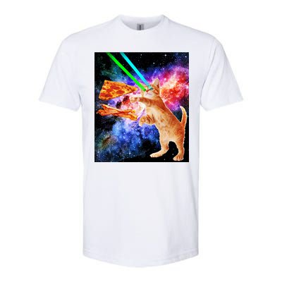 Space Hunger Flying Cat Pizza Bacon1 Softstyle® CVC T-Shirt