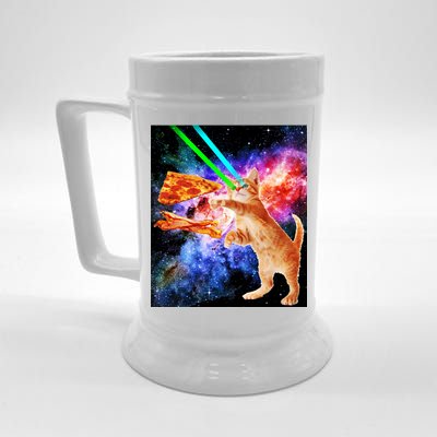 Space Hunger Flying Cat Pizza Bacon1 Beer Stein