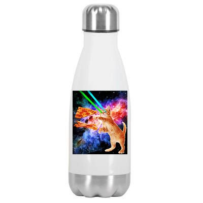 Space Hunger Flying Cat Pizza Bacon1 Stainless Steel Insulated Water Bottle