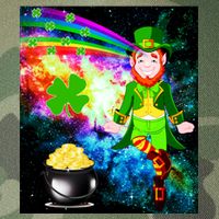 Space Hunger Irish in Space Rainbow Laser Legacy Tie Dye Trucker Hat