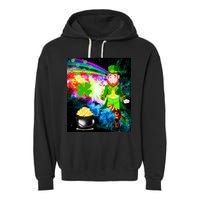 Space Hunger Irish in Space Rainbow Laser Garment-Dyed Fleece Hoodie