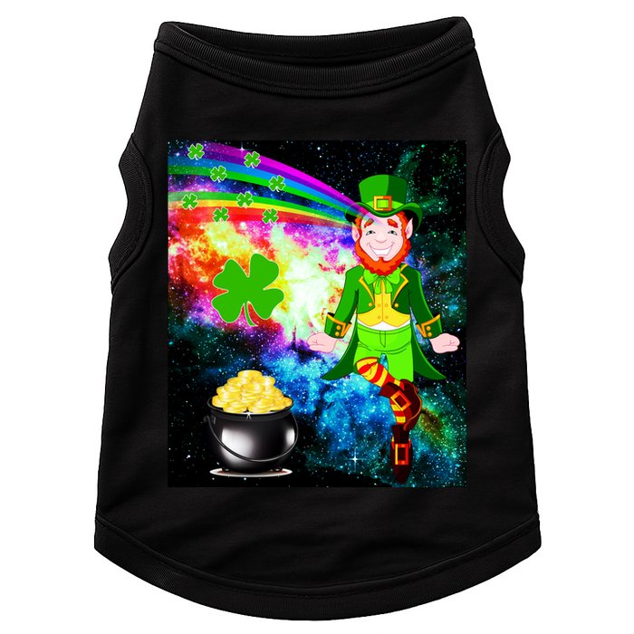 Space Hunger Irish in Space Rainbow Laser Doggie Tank