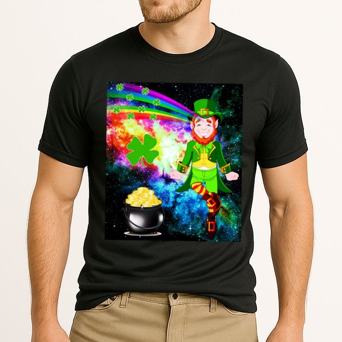 Space Hunger Irish in Space Rainbow Laser Performance Shirt