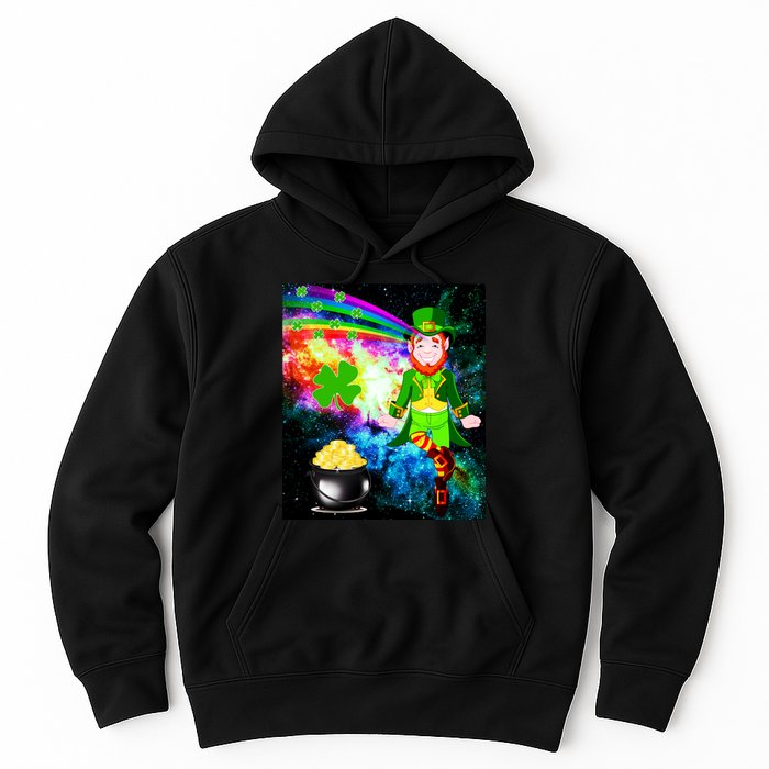 Space Hunger Irish in Space Rainbow Laser Hoodie
