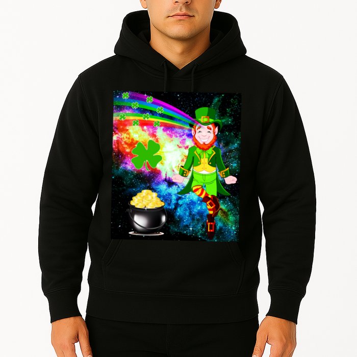 Space Hunger Irish in Space Rainbow Laser Hoodie