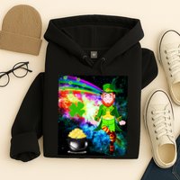 Space Hunger Irish in Space Rainbow Laser Hoodie