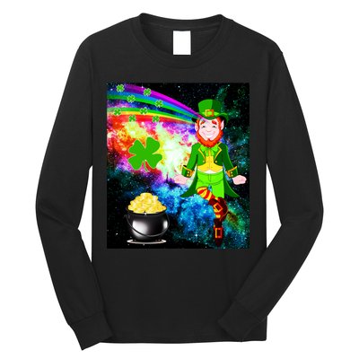 Space Hunger Irish in Space Rainbow Laser Long Sleeve Shirt