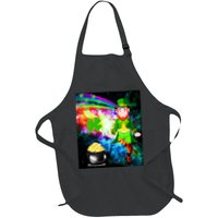 Space Hunger Irish in Space Rainbow Laser Full-Length Apron With Pockets