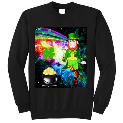Space Hunger Irish in Space Rainbow Laser Sweatshirt
