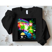 Space Hunger Irish in Space Rainbow Laser Sweatshirt