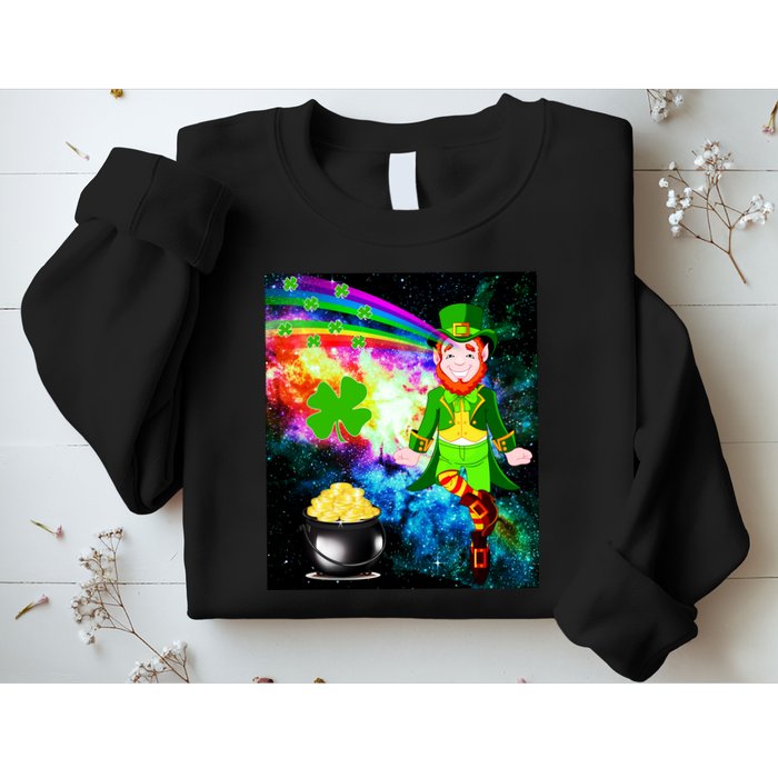 Space Hunger Irish in Space Rainbow Laser Sweatshirt