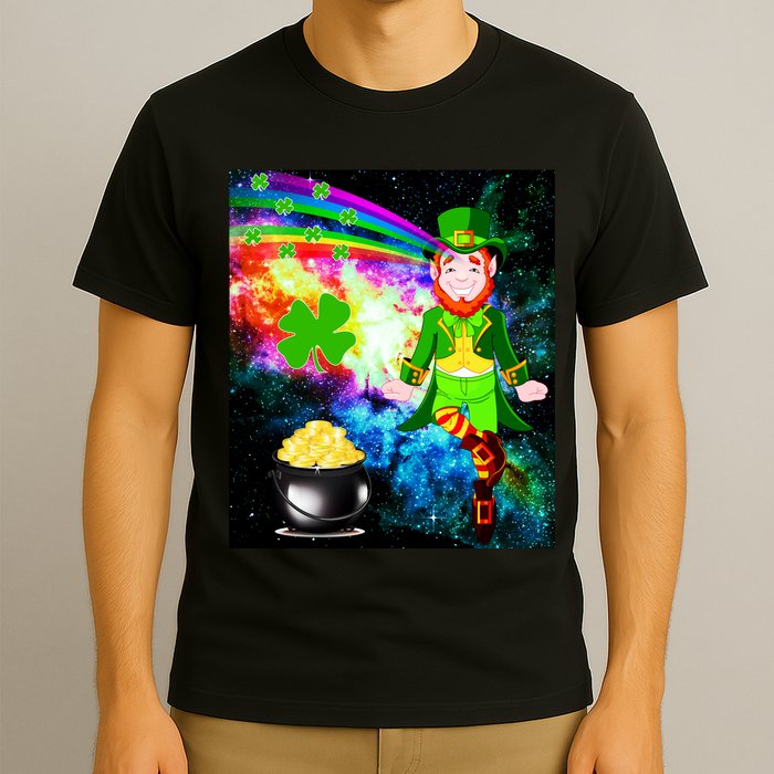 Space Hunger Irish in Space Rainbow Laser T-Shirt