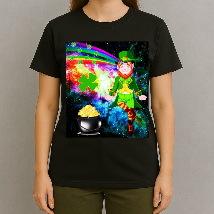 Space Hunger Irish in Space Rainbow Laser T-Shirt