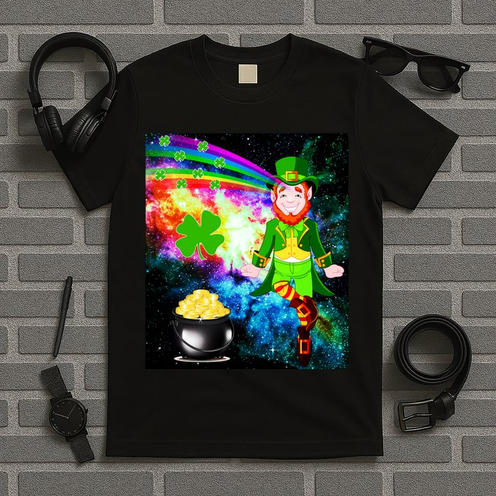 Space Hunger Irish in Space Rainbow Laser T-Shirt