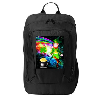 Space Hunger Irish in Space Rainbow Laser City Backpack