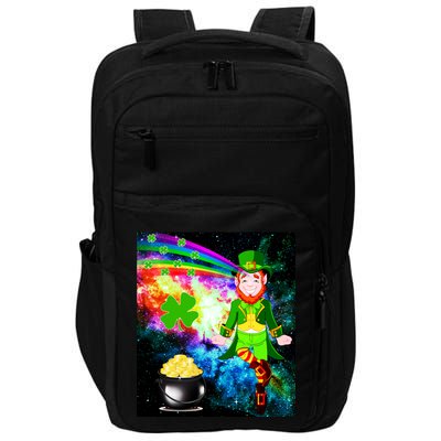 Space Hunger Irish in Space Rainbow Laser Impact Tech Backpack