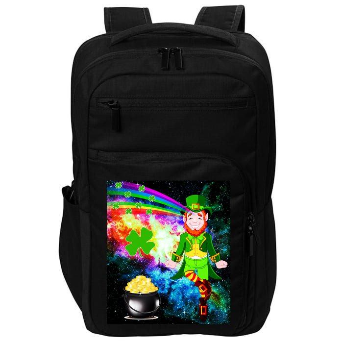Space Hunger Irish in Space Rainbow Laser Impact Tech Backpack