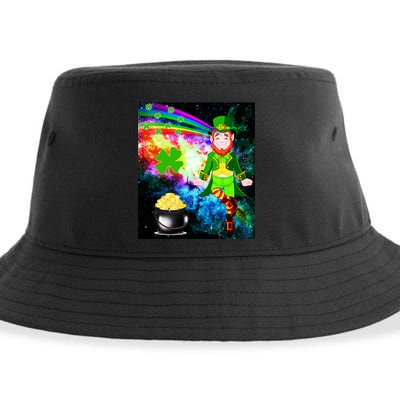 Space Hunger Irish in Space Rainbow Laser Sustainable Bucket Hat