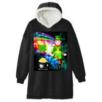 Space Hunger Irish in Space Rainbow Laser Hooded Wearable Blanket