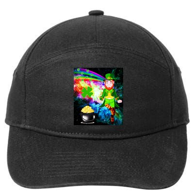 Space Hunger Irish in Space Rainbow Laser 7-Panel Snapback Hat