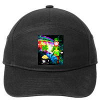 Space Hunger Irish in Space Rainbow Laser 7-Panel Snapback Hat