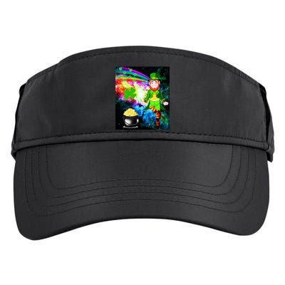 Space Hunger Irish in Space Rainbow Laser Adult Drive Performance Visor