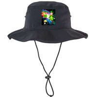 Space Hunger Irish in Space Rainbow Laser Bucket Hat