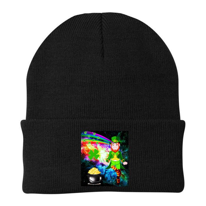Space Hunger Irish in Space Rainbow Laser Beanie