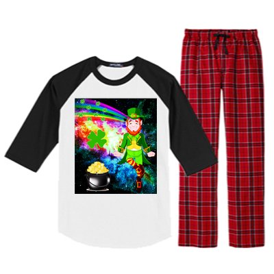 Space Hunger Irish in Space Rainbow Laser Raglan Sleeve Pajama Set