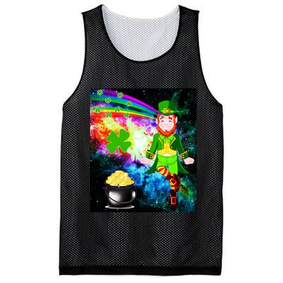 Space Hunger Irish in Space Rainbow Laser Mesh Reversible Basketball Jersey Tank